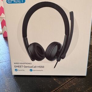 GeniusCall HS50 Wired Headset - Black